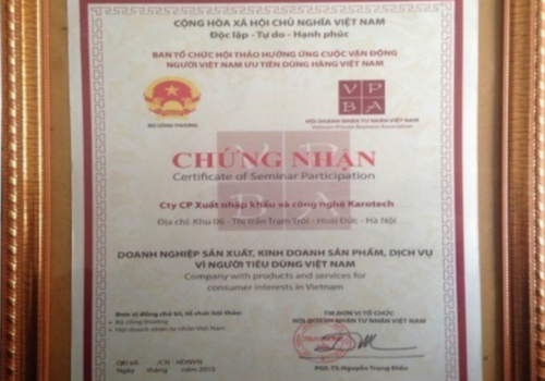 Doanh nghiệp sản xuất, kinh doanh sản phẩm dịch vụ vì người tiêu dùng Việt Nam 2014